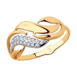 Золотое кольцо SOKOLOV 018060 с фианитом 018060 фото