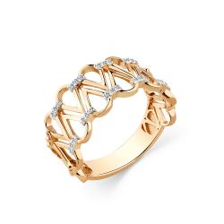 Золотое кольцо Мастер Бриллиант 01M1-108755-00-00 с бриллиантом 01M1-108755-00-00 фото