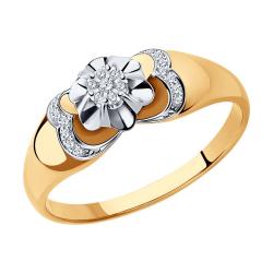 Золотое кольцо SOKOLOV 1011490 с бриллиантом 1011490 фото