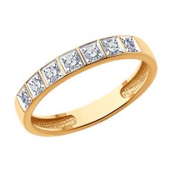 Золотое кольцо SOKOLOV 1110229 с бриллиантом 1110229 фото
