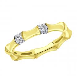 Кольцо из лимонного золота Grant GR9101684 с бриллиантом GR9101684 фото