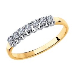 Золотое кольцо SOKOLOV 1011770 с бриллиантом 1011770 фото