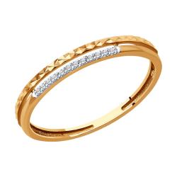 Золотое кольцо SOKOLOV 1012377 с бриллиантом 1012377 фото