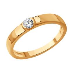 Золотое кольцо SOKOLOV 1012494 с бриллиантом 1012494 фото