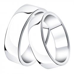 Обручальное кольцо из белого золота 6 мм SOKOLOV 110219 110219 фото