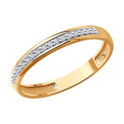 Золотое кольцо SOKOLOV 1110211 с бриллиантом 1110211 фото
