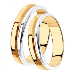 Обручальное кольцо из золочёного серебра 5,5 мм SOKOLOV 94110028 94110028 фото