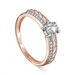Золотое кольцо KABAROVSKY K11-01255-1000 с бриллиантом K11-01255-1000 фото