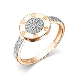 Золотое кольцо ЮЗ Корона К1-к5007 с фианитом К1-к5007 фото