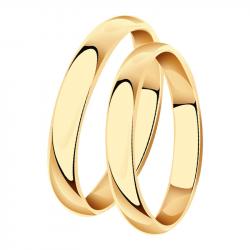 Золотое обручальное кольцо 3 мм Красносельский ювелир КШ0009 КШ0009 фото