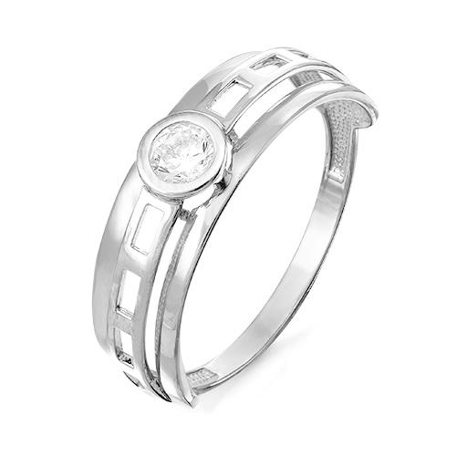 Серебряное кольцо КЮЗ Del'ta Dс114029 с фианитом