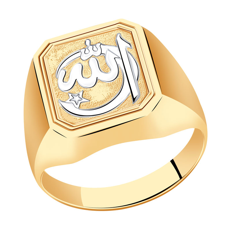 Золотое кольцо Золотые узоры 01-5437