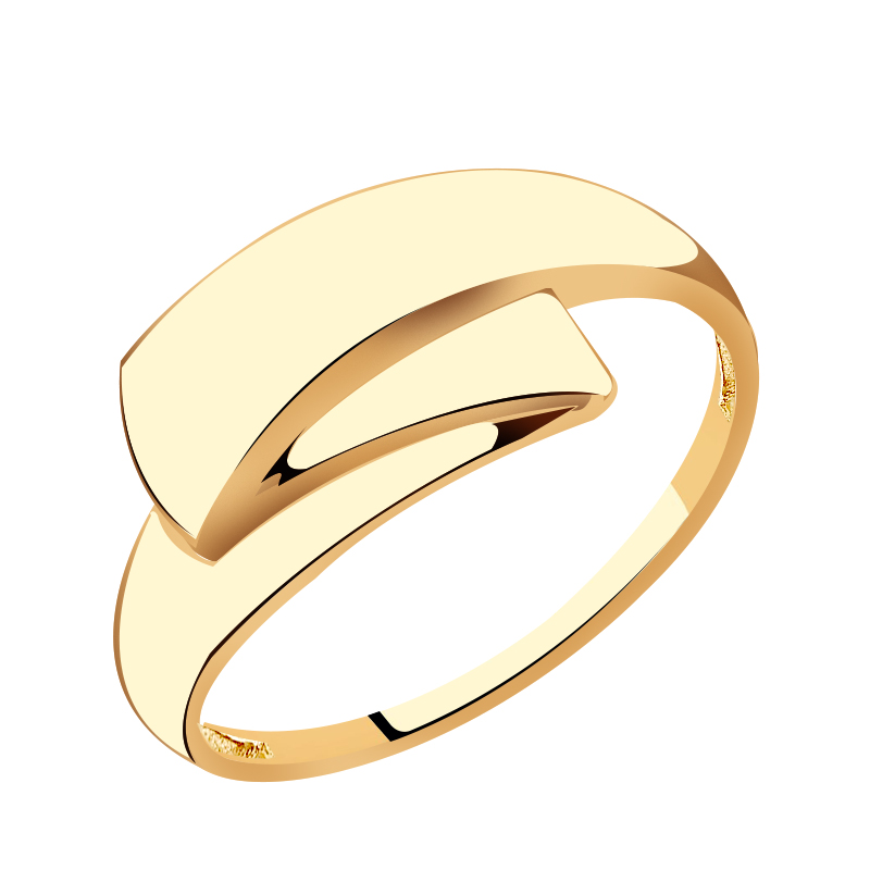 Золотое кольцо Золотые узоры 01-7555