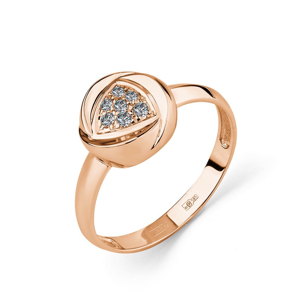 Золотое кольцо Мастер Бриллиант 01M1-108365-00-00 с бриллиантом