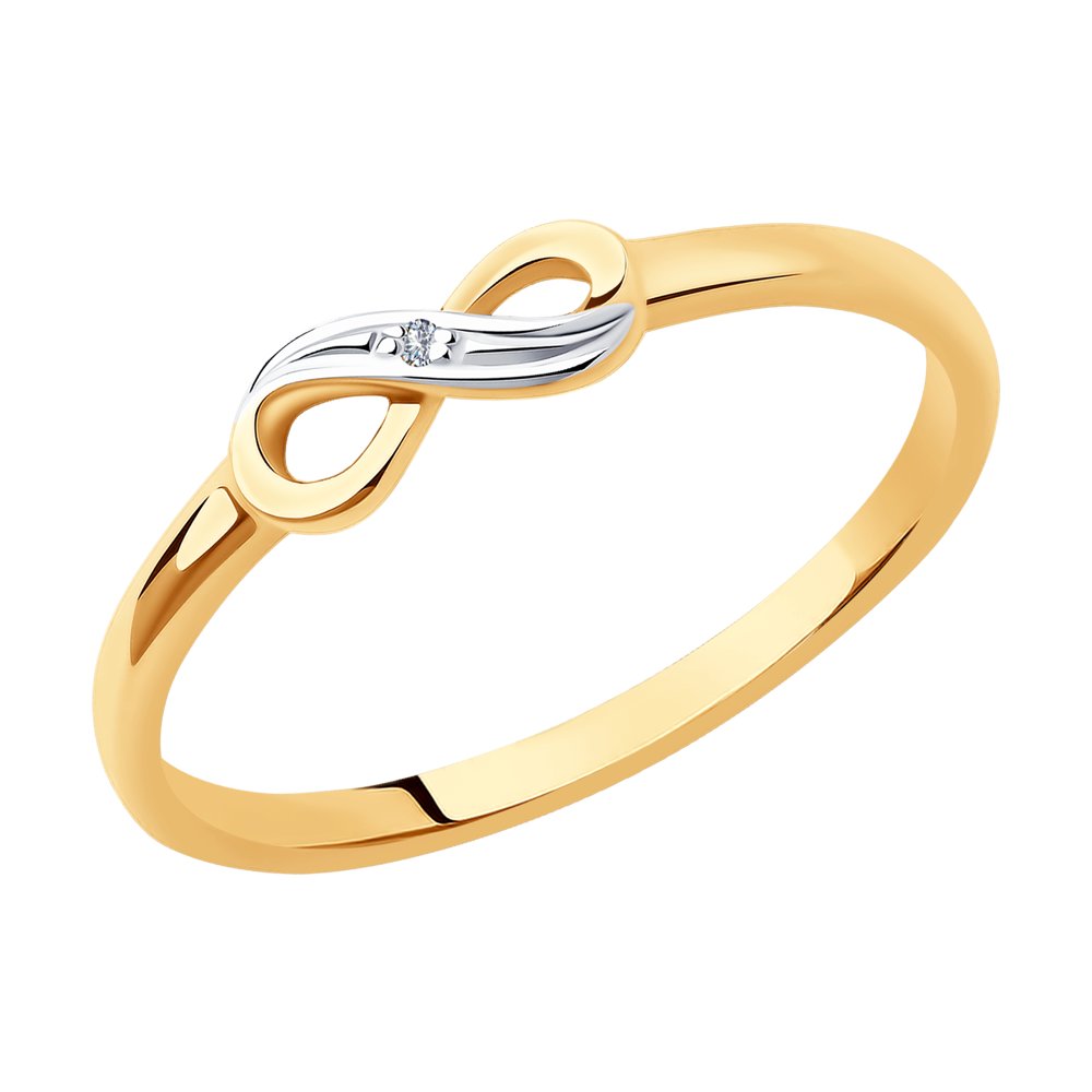 Золотое кольцо бесконечность 585 Соколов