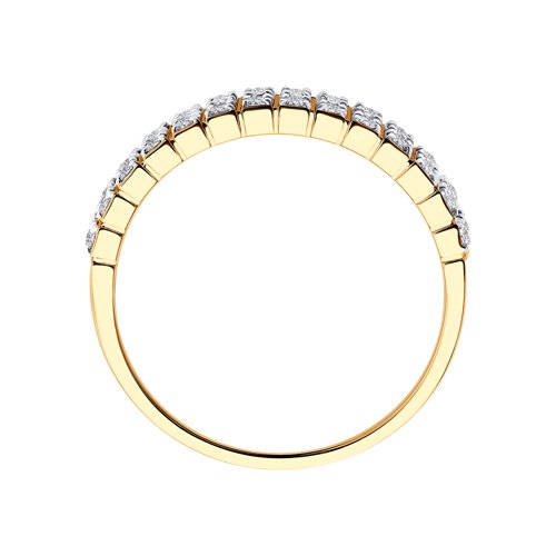 Золотое кольцо SOKOLOV 1012078 с бриллиантом