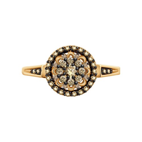 Золотое кольцо SOKOLOV 1012119 с бриллиантом