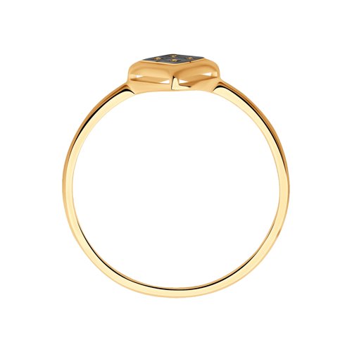 Золотое кольцо SOKOLOV 1012138 с бриллиантом
