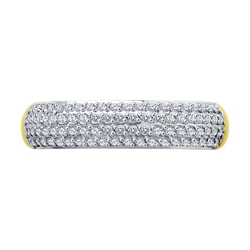 Кольцо из лимонного золота SOKOLOV 1012175-2 с бриллиантом