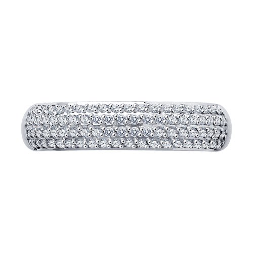 Кольцо из белого золота SOKOLOV 1012175-3 с бриллиантом