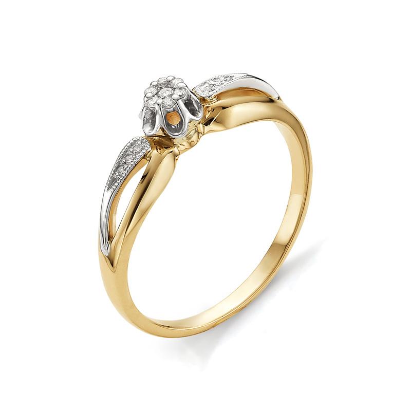 Женские кольца из золота с бриллиантами