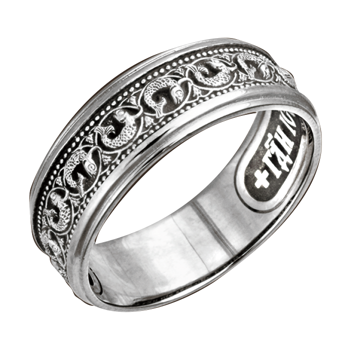 Кольцо из черненого серебра ЮЗ Елизавета 14013