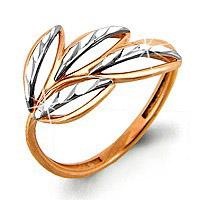 Золотое кольцо AQUAMARINE 50872