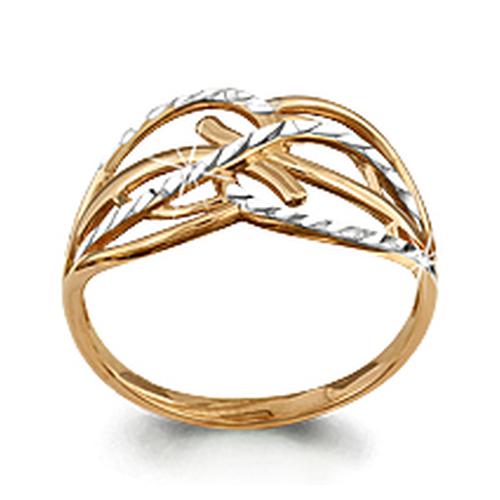 Золотое кольцо AQUAMARINE 51556