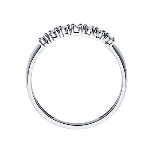 Помолвочное кольцо из белого золота Diamant с бриллиантом 52-210-01248-1