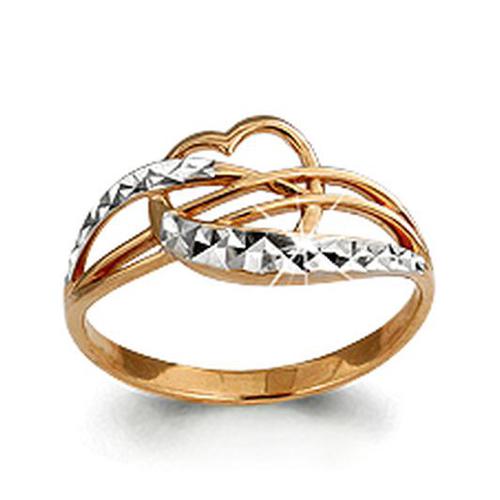 Золотое кольцо AQUAMARINE 52510