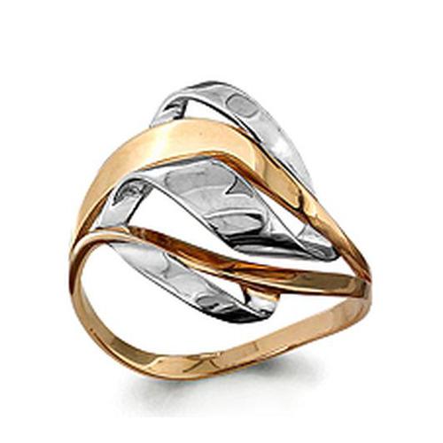 Золотое кольцо AQUAMARINE 52602