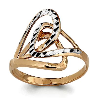 Золотое кольцо AQUAMARINE 52616