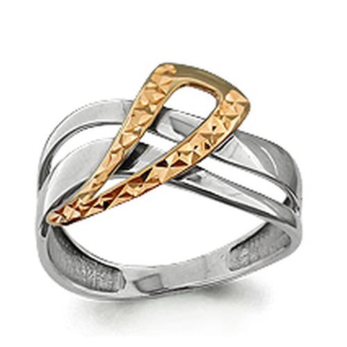 Золотое кольцо AQUAMARINE 52677