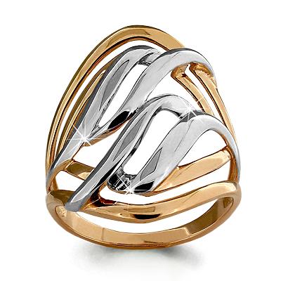 Золотое кольцо AQUAMARINE 52743