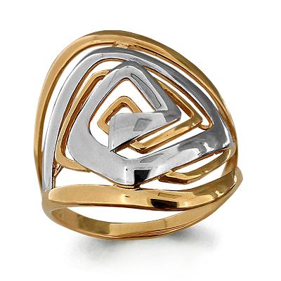 Золотое кольцо AQUAMARINE 52751