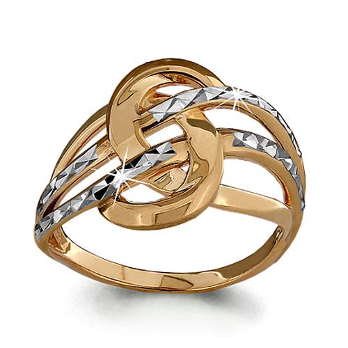 Золотое кольцо AQUAMARINE 52860