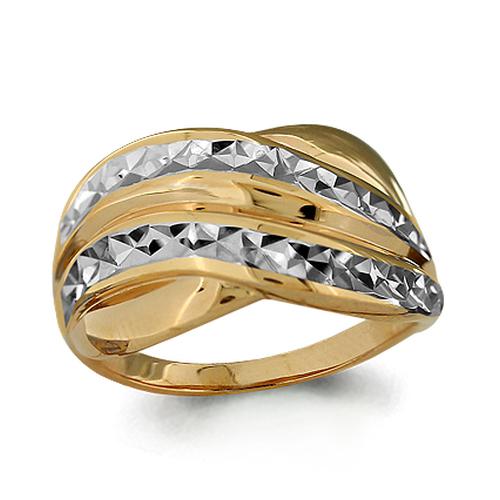 Золотое кольцо AQUAMARINE 52884
