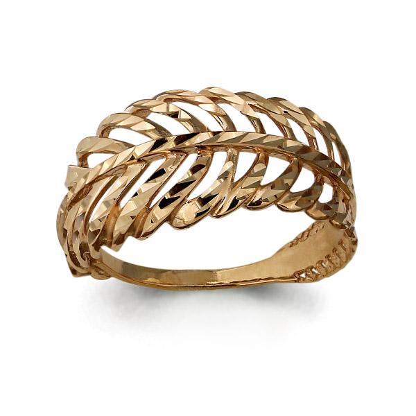 Золотое кольцо AQUAMARINE 54066