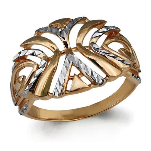 Золотое кольцо AQUAMARINE 54076