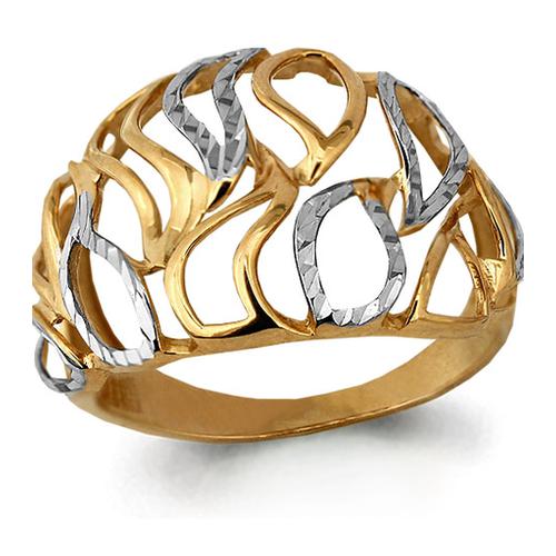 Золотое кольцо AQUAMARINE 54077
