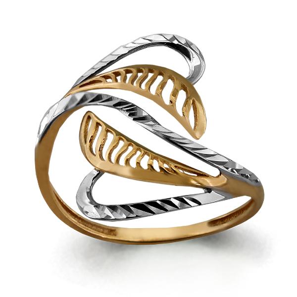 Золотое кольцо AQUAMARINE 54236