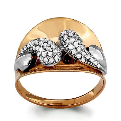 Золотое кольцо AQUAMARINE 62855А