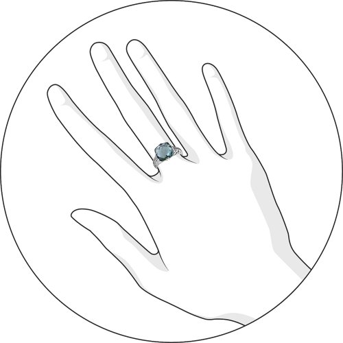Серебряное кольцо SOKOLOV 92010694 с фианитом и кварцем