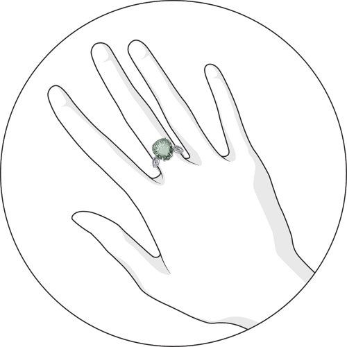 Серебряное кольцо SOKOLOV 92010873 с фианитом и кварцем
