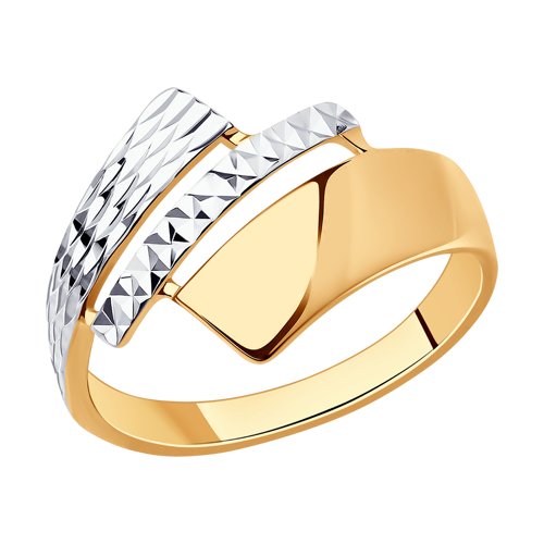 Кольцо из золочёного серебра Diamant 93-110-00803-1