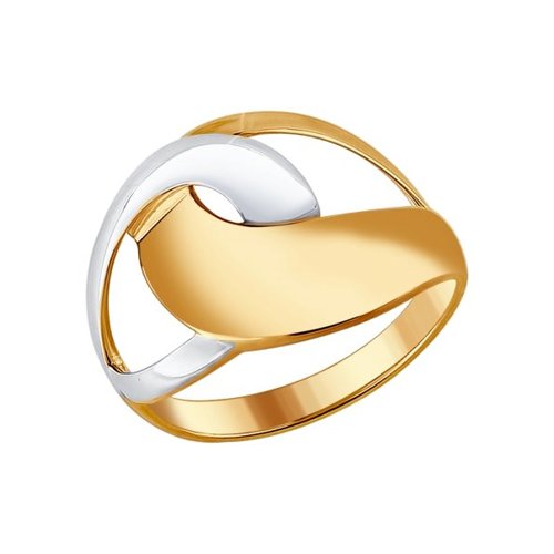 Кольцо из золочёного серебра SOKOLOV 93010563
