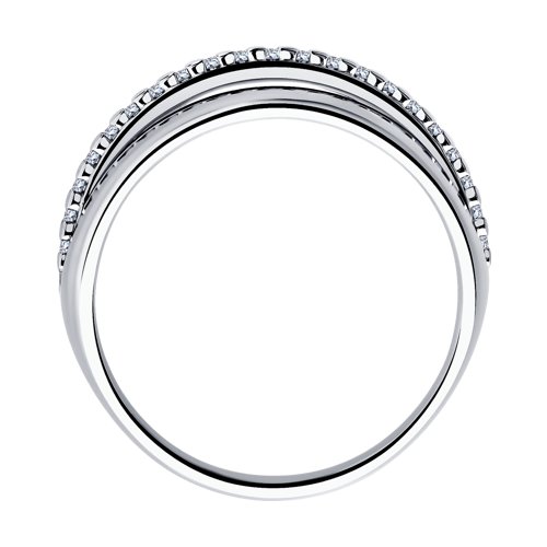 Серебряное кольцо Diamant 94-110-00997-1 с фианитом