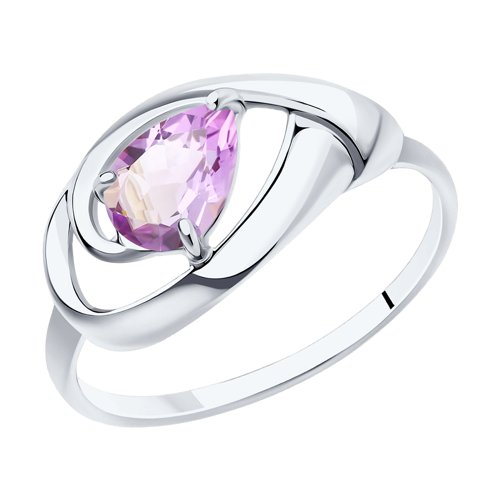 Серебряное кольцо Diamant 94-310-00594-3 с аметистом