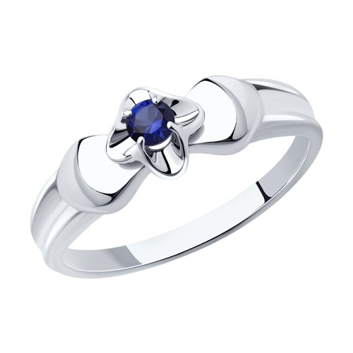 Серебряное кольцо Diamant 94-310-00974-1 с сапфировым корундом