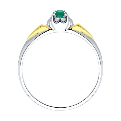 Кольцо из лимонного серебра Diamant 94-310-00976-2 с агатом
